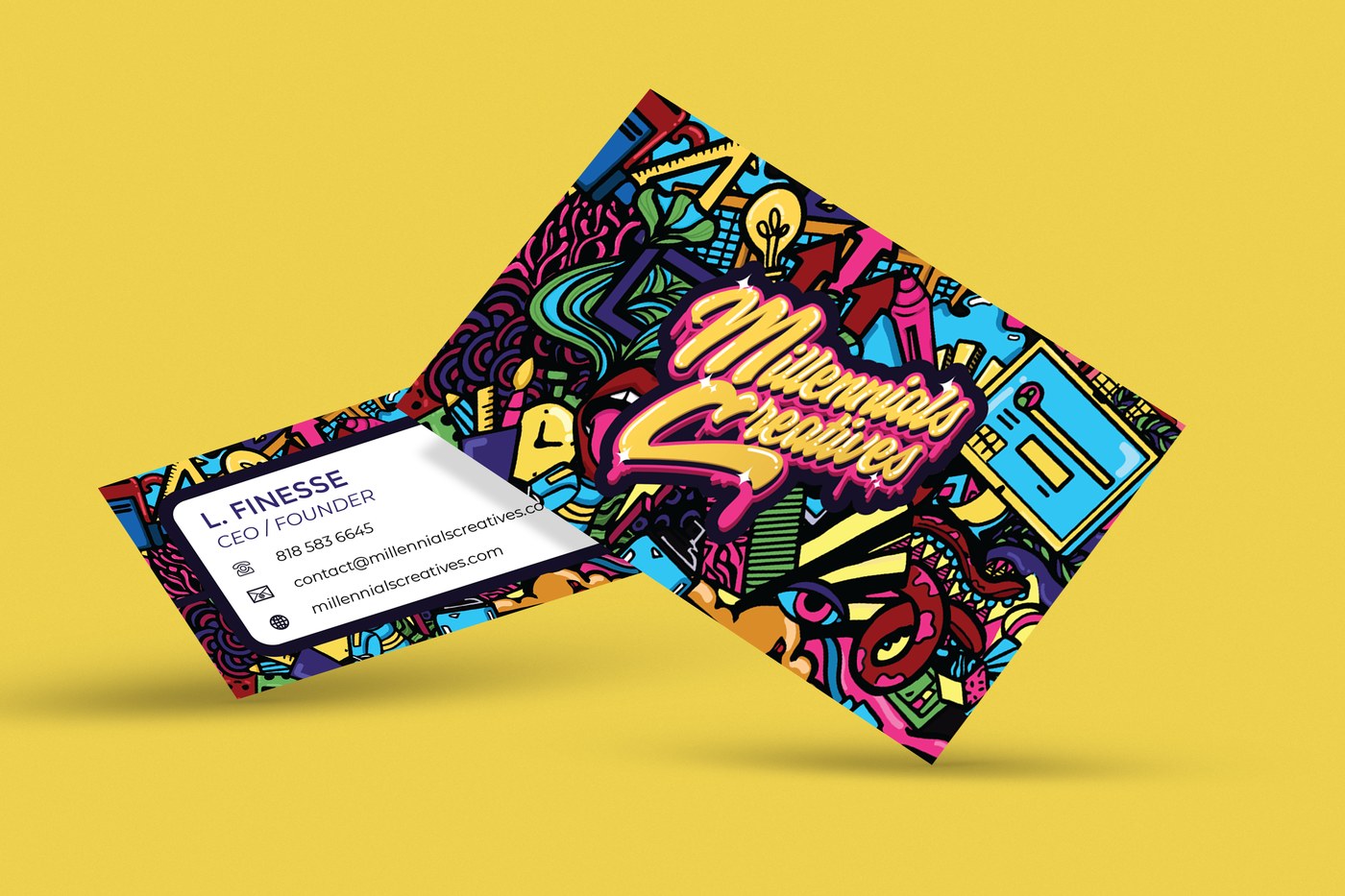 MC studio identity collateral